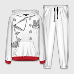 Женский костюм с толстовкой 3D Шеф поварской китель