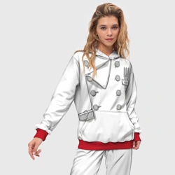 Женский костюм с толстовкой 3D Шеф поварской китель - фото 2