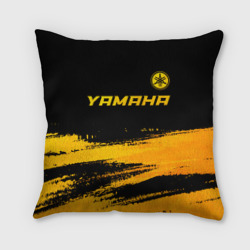 Подушка 3D Yamaha - gold gradient: символ сверху