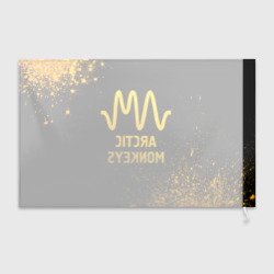 Флаг 3D Arctic Monkeys - gold gradient - фото 2