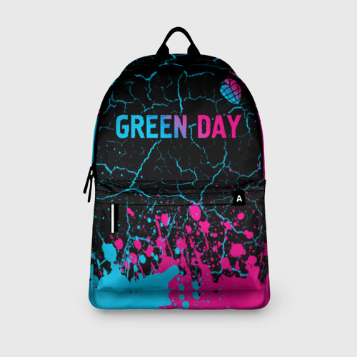 Рюкзак 3D Green Day - neon gradient: символ сверху - фото 4