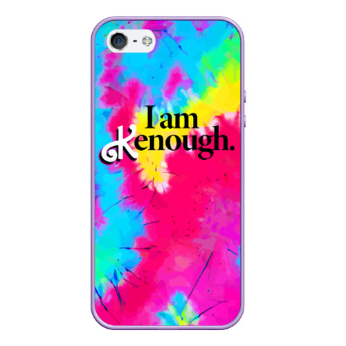 Чехол для iPhone 5/5S матовый I am kenough - meme, цвет светло-сиреневый