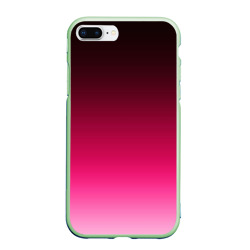 Чехол для iPhone 7Plus/8 Plus матовый Розово-малиновый градиент