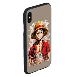 Чехол для iPhone XS Max матовый Монки Ди Руфи - One Piece - фото 2