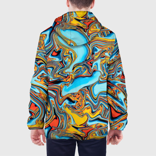 Мужская куртка 3D Абстрактная диффузия , цвет 3D печать - фото 5