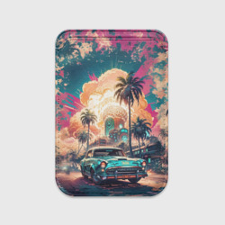 Картхолдер Magsafe магнитный Атомная поездка на машине 