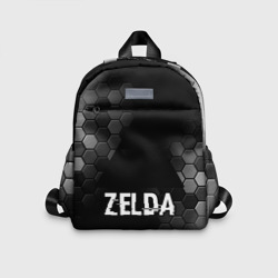 Детский рюкзак 3D Zelda glitch на темном фоне