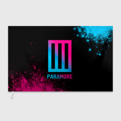 Флаг 3D Paramore - neon gradient