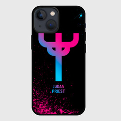 Чехол для iPhone 13 mini Judas Priest - neon gradient