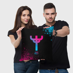 Подушка 3D Judas Priest - neon gradient - фото 2