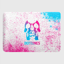 Картхолдер с принтом Deftones neon gradient style - фото 2