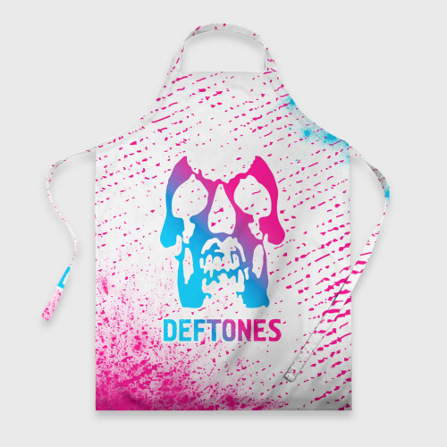 Фартук 3D Deftones neon gradient style