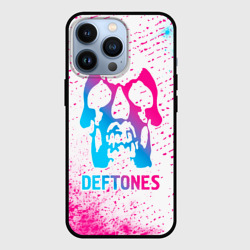 Чехол для iPhone 13 Pro Deftones neon gradient style