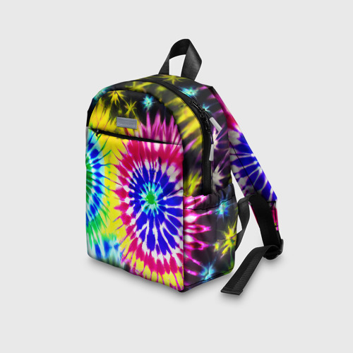 Детский рюкзак 3D Colorful floral composition - tie-dye - фото 5