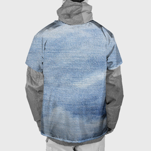 Накидка на куртку 3D Винсент Ван Гог - Подсолнухи джинса, цвет 3D печать - фото 2