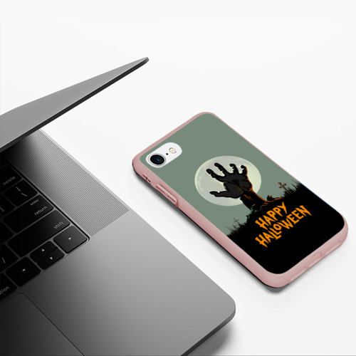 Чехол для iPhone 7/8 матовый с принтом Halloween - рука мертвеца, фото #5