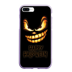 Чехол для iPhone 7Plus/8 Plus матовый Страшный Джек - хэллоуин