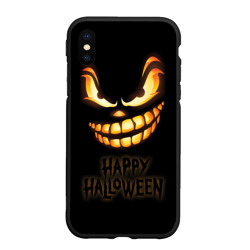 Чехол для iPhone XS Max матовый Страшный Джек - хэллоуин