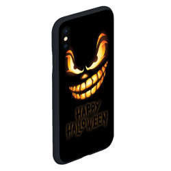Чехол для iPhone XS Max матовый Страшный Джек - хэллоуин - фото 2