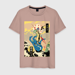 Аянами Рей в живописи – Мужская футболка хлопок с принтом купить со скидкой в -20%