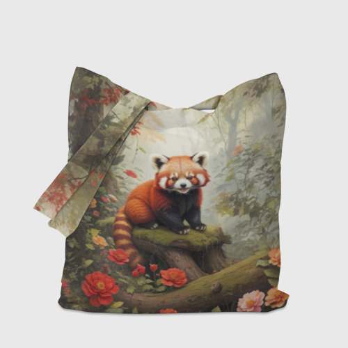 Шоппер 3D Красная панда в лесу  - фото 4