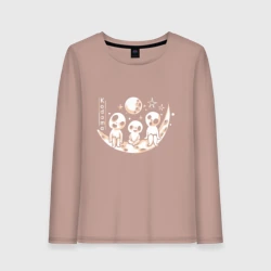 Женский лонгслив хлопок Кодама призраки