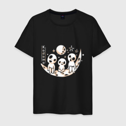 Кодама призраки – Мужская футболка хлопок с принтом купить со скидкой в -20%