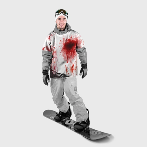 Накидка на куртку 3D Брызги крови