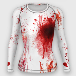 Женский рашгард 3D Брызги крови