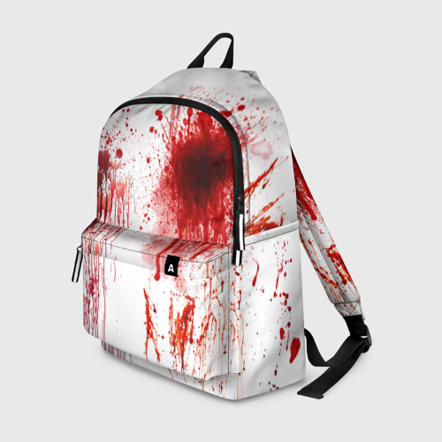Рюкзак 3D с принтом Брызги крови, вид спереди #2