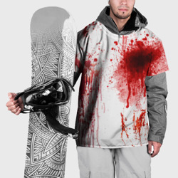 Накидка на куртку 3D Брызги крови