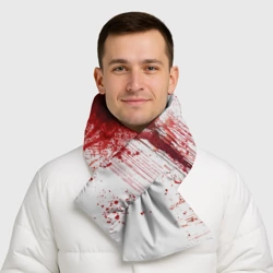 Шарф-пуховик 3D Брызги крови - фото 2