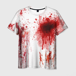 Мужская футболка 3D Брызги крови