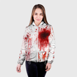 Женская куртка 3D Брызги крови - фото 2