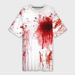Платье-футболка 3D Брызги крови
