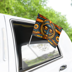 Флаг для автомобиля Дремлющий африканский бог - фото 2