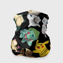 Бандана-труба 3D Пикачу и другие покемоны