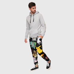 Мужские брюки 3D Пикачу и другие покемоны - фото 2
