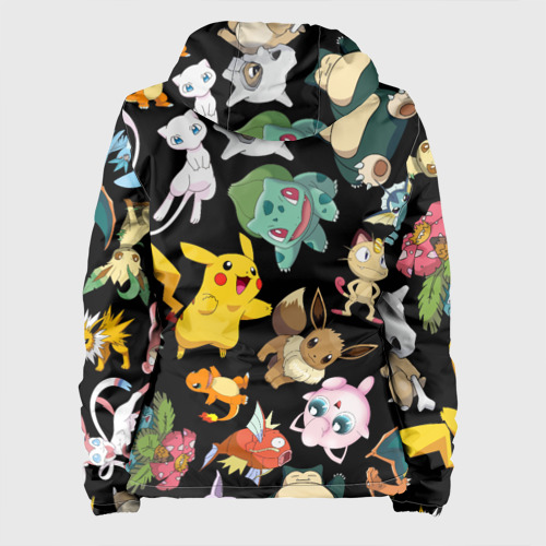 Женская куртка 3D Пикачу и другие покемоны, цвет белый - фото 2