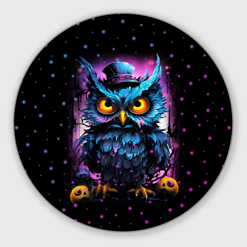 Круглый коврик для мышки Magic owl