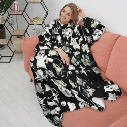 Плед с рукавами Пикачу и сборник аниме покемонов - фото 2