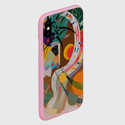 Чехол для iPhone XS Max матовый Искусство Кандинского - Доминирующая кривая - фото 2