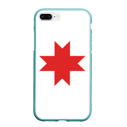 Чехол для iPhone 7Plus/8 Plus матовый Флаг Удмуртии