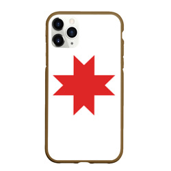 Чехол для iPhone 11 Pro Max матовый Флаг Удмуртии