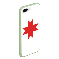 Чехол для iPhone 7Plus/8 Plus матовый Флаг Удмуртии - фото 2