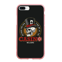 Чехол для iPhone 7Plus/8 Plus матовый Casino