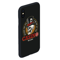 Чехол для iPhone XS Max матовый Casino - фото 2