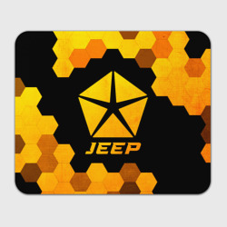 Прямоугольный коврик для мышки Jeep - gold gradient