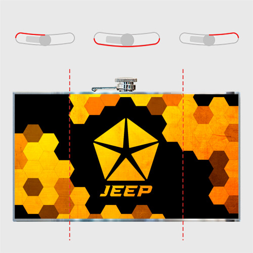 Фляга Jeep - gold gradient - фото 5