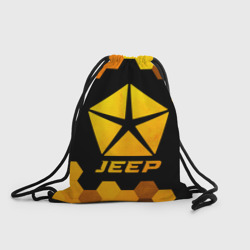 Рюкзак-мешок 3D Jeep - gold gradient